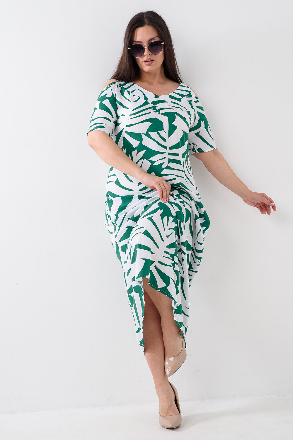 Натали Платье 578525 52682 зеленый