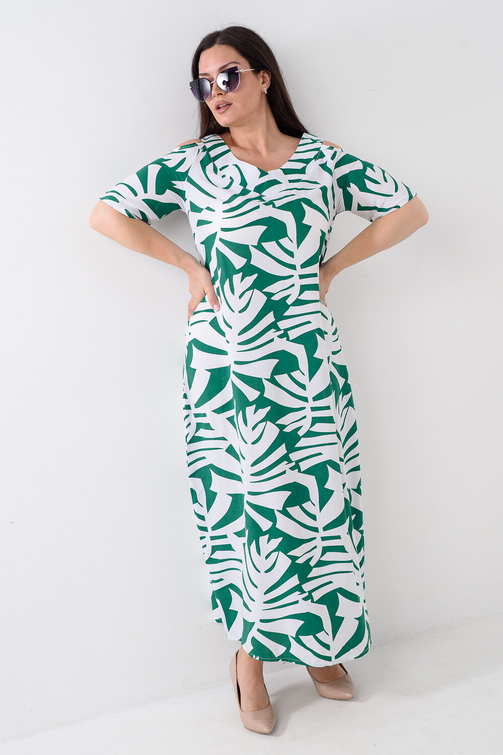 Натали Платье 578525 52682 зеленый