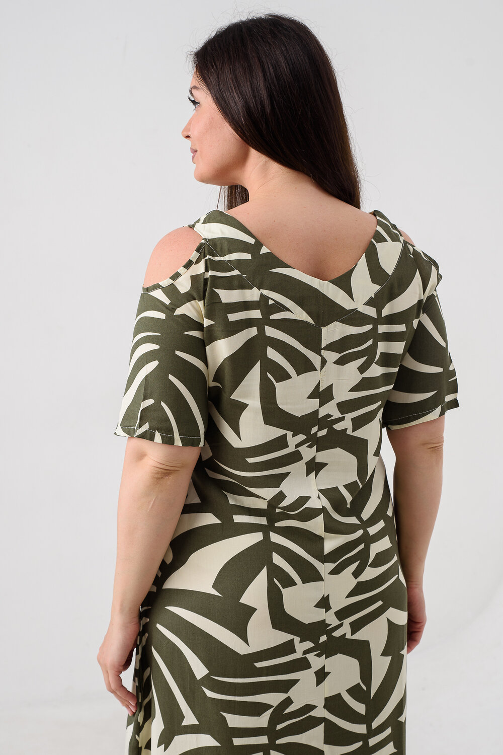 Натали Платье 578526 52682 болотный