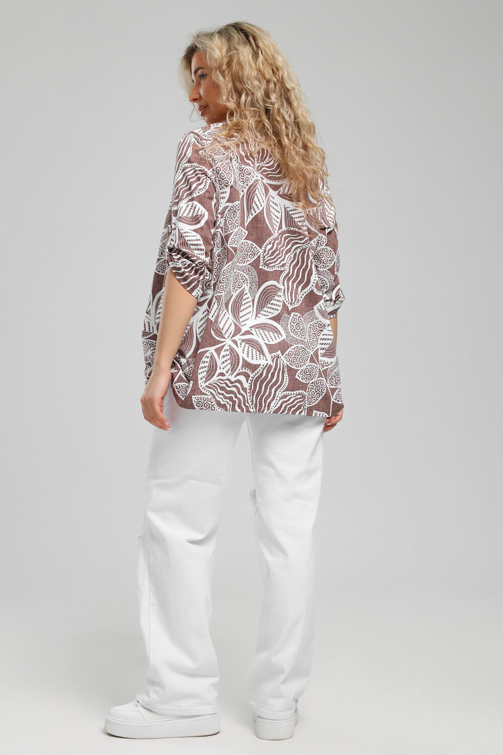 Натали Рубашка 578527 36958 коричневый