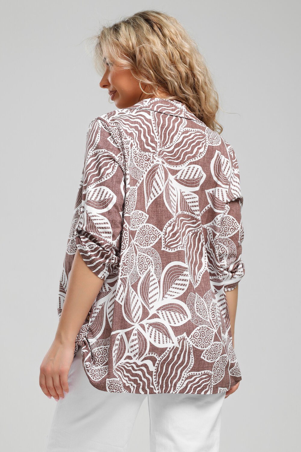 Натали Рубашка 578527 36958 коричневый