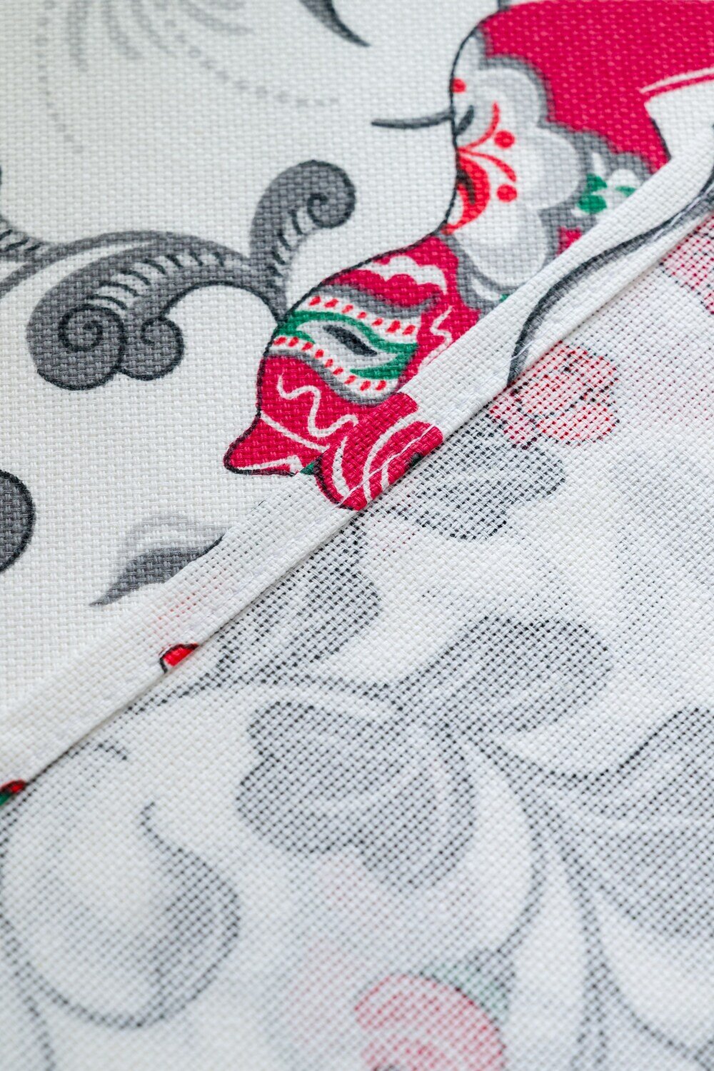 Натали Скатерть 578529 Скатерть Городецкая лошадка белый