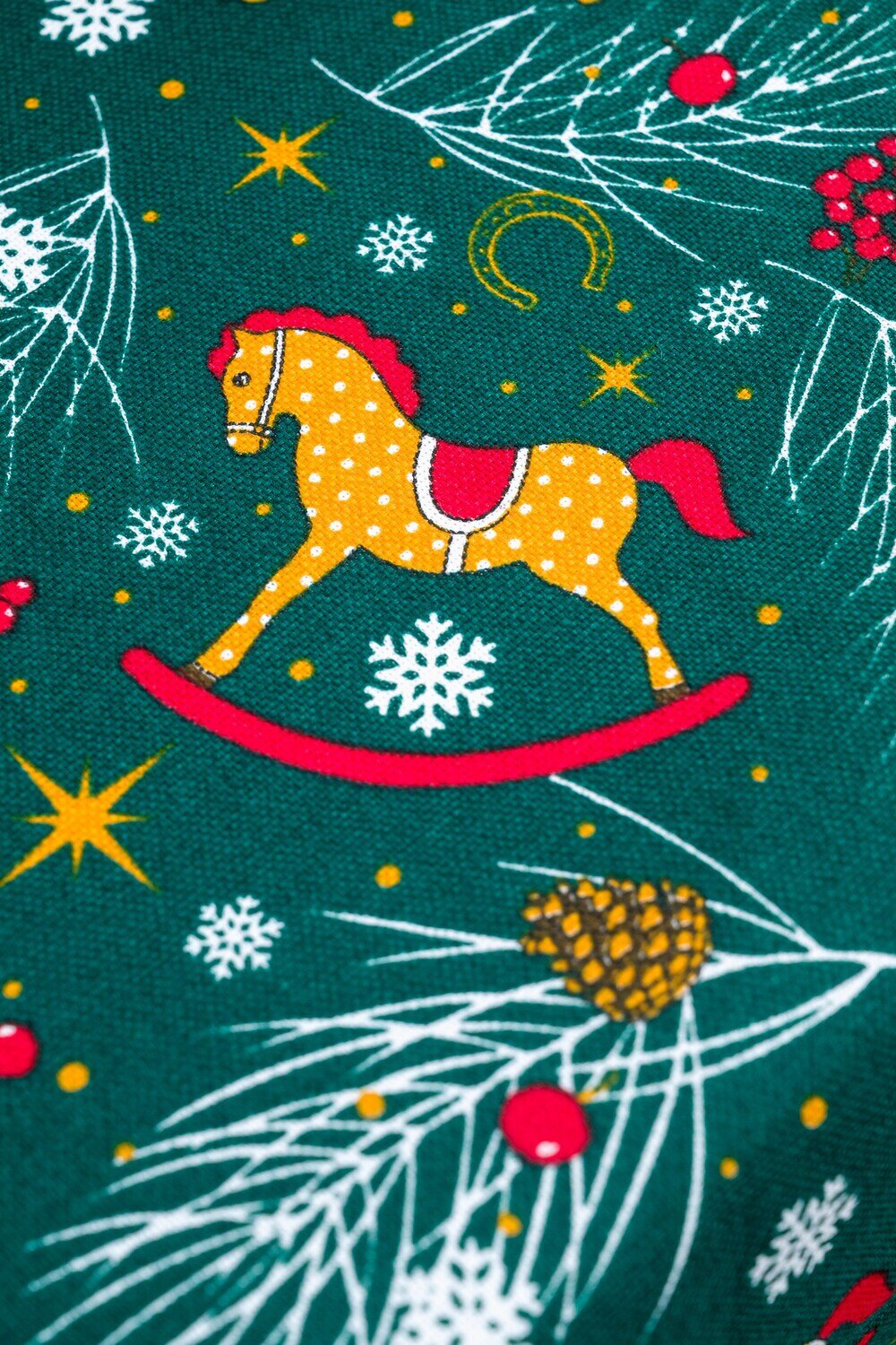 Натали Скатерть 578530 Скатерть Лошадки зеленый