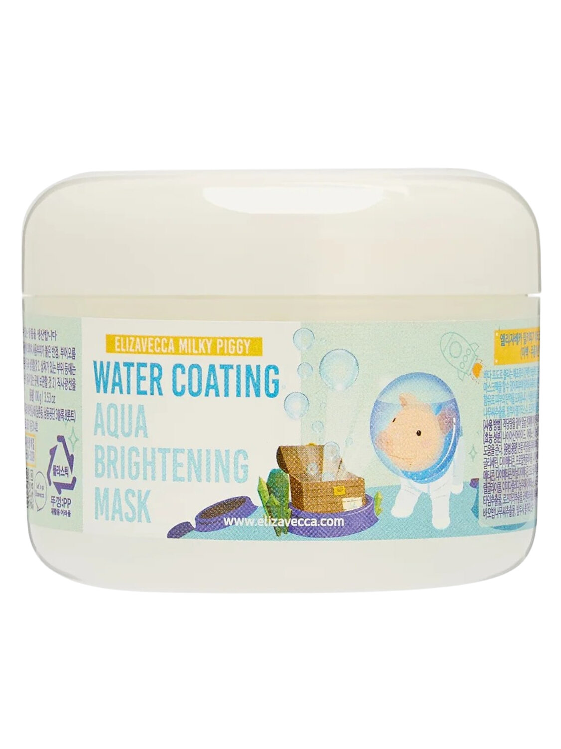 Elizavecca Увлажняющая маска для сияния кожи / Milky Piggy Water Coating Aqua Brightening Mask, 100 мл 578547 14880 