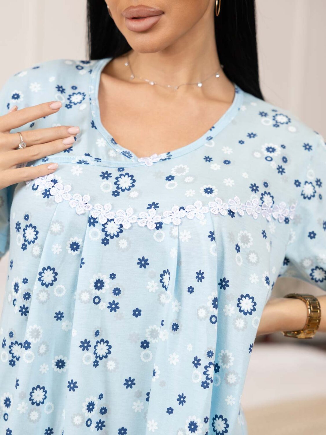 Текс-плюс Сорочка 578558 00-00246381 Голубой