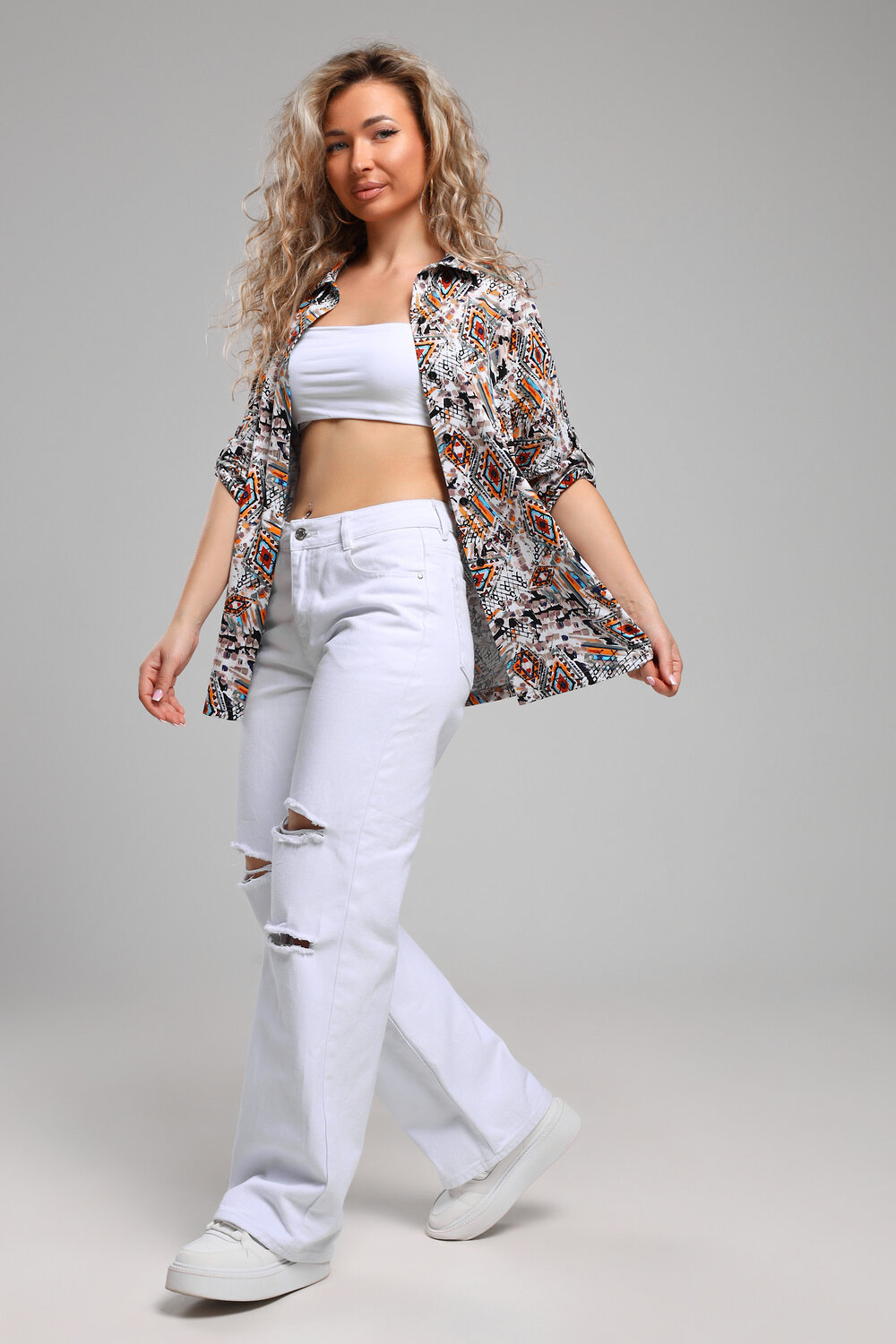 Натали Рубашка 578572 36955 бежевый