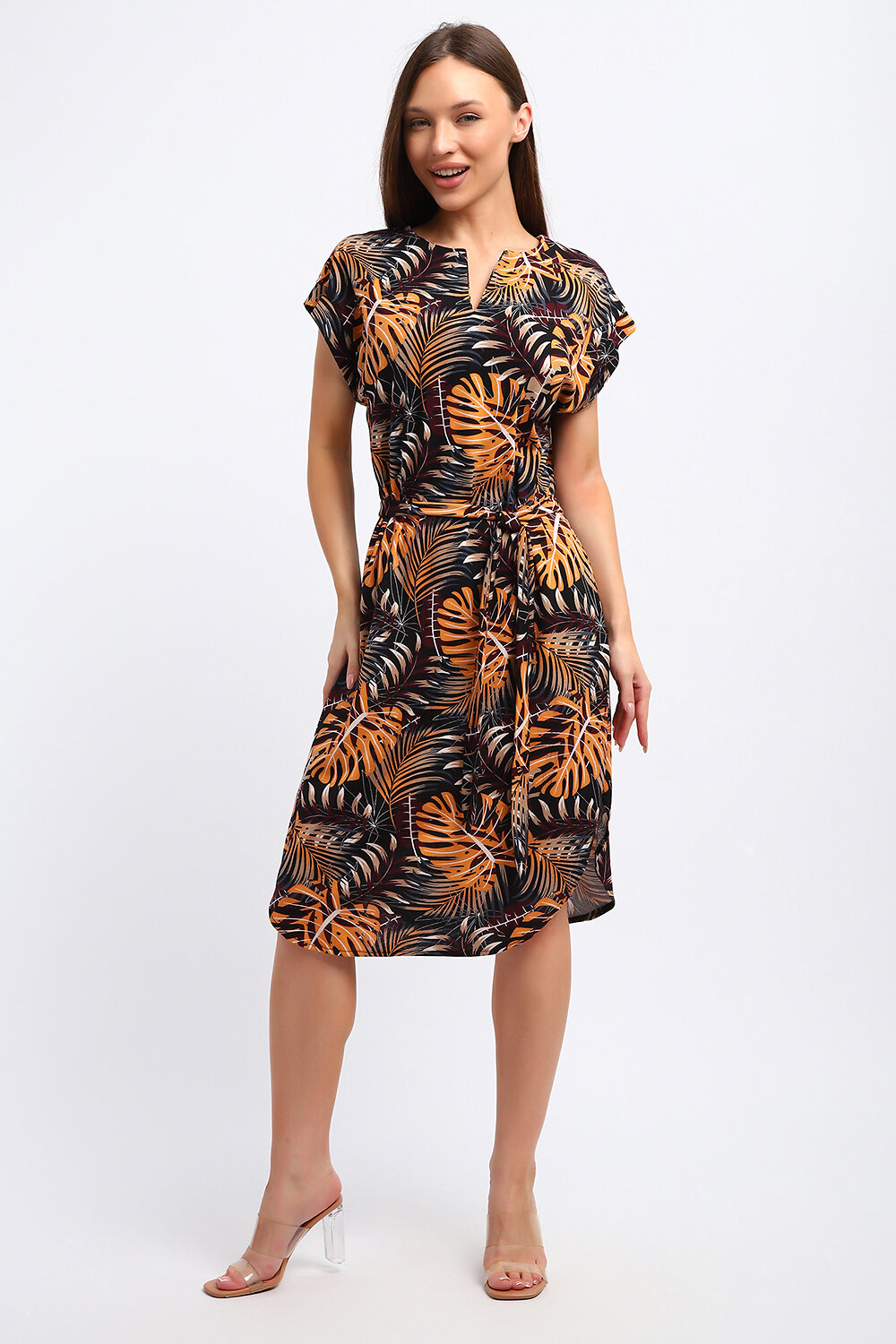 Натали Платье 578577 83804 коричневый