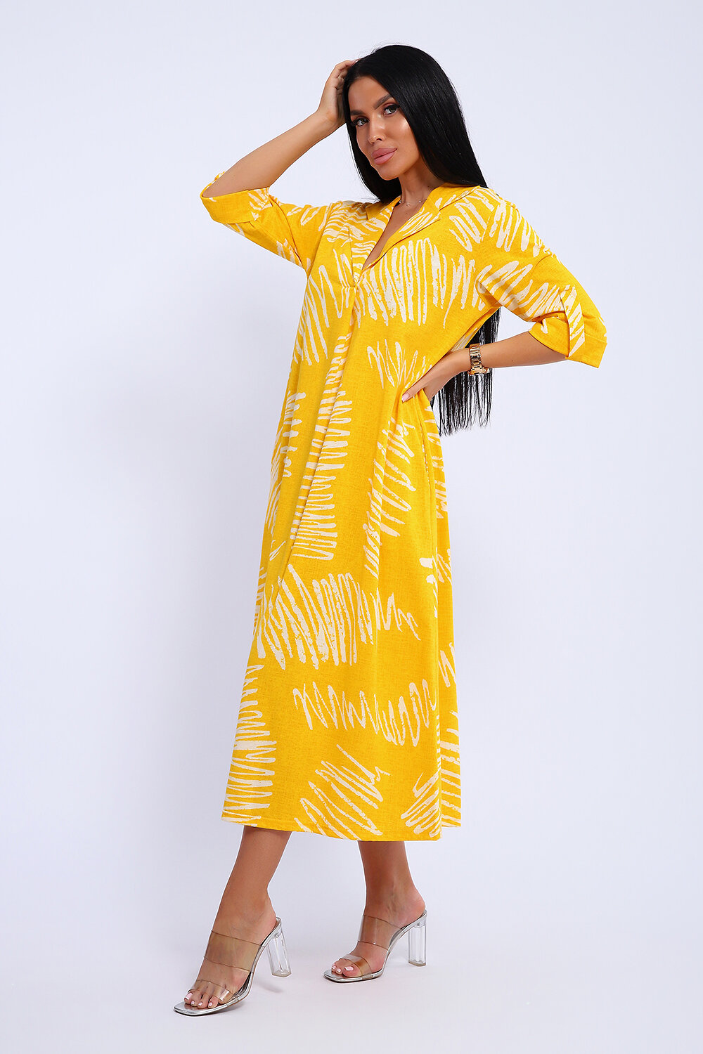 Натали Платье 578591 83801 желтый