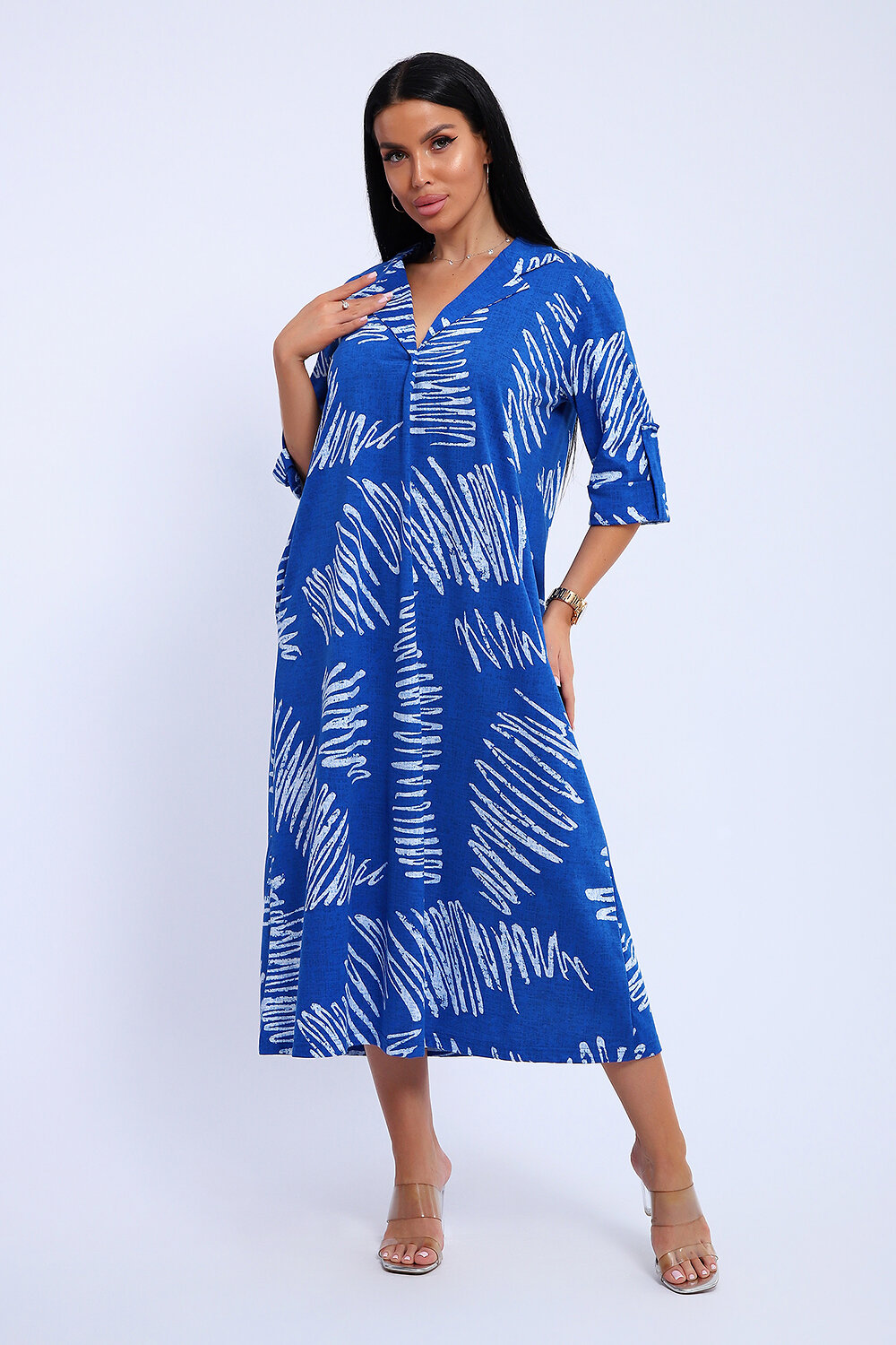 Натали Платье 578592 83801 васильковый