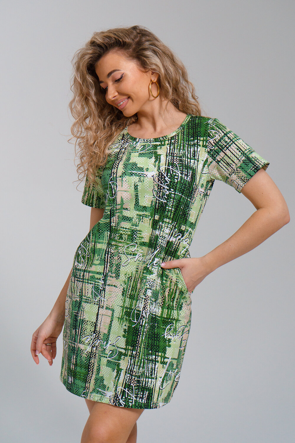 Натали Туника 578597 36950 зеленый