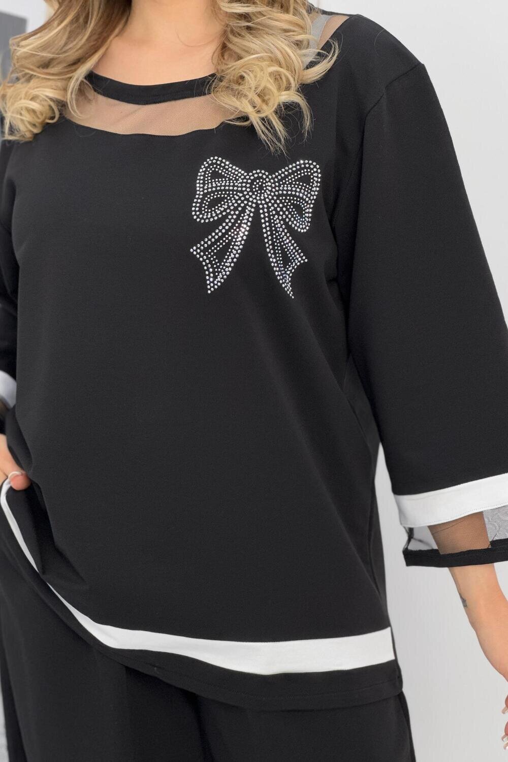 Натали Костюм 578599 52456 черно-белый