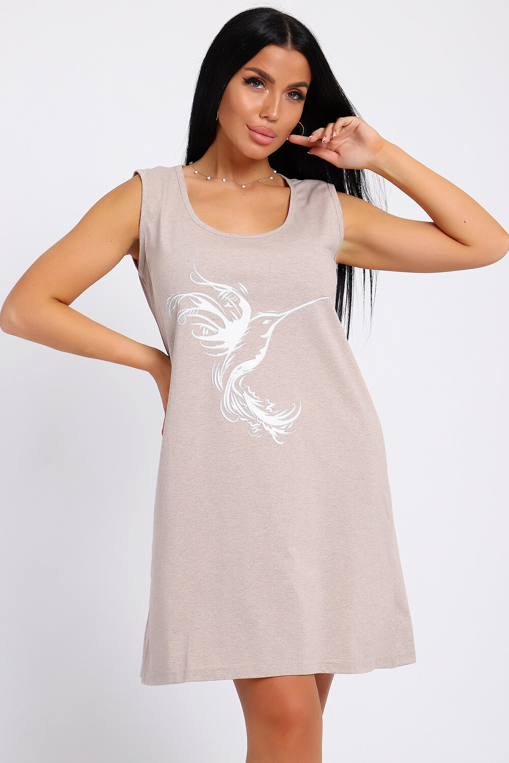 Натали Туника 578600 78590 бежевый