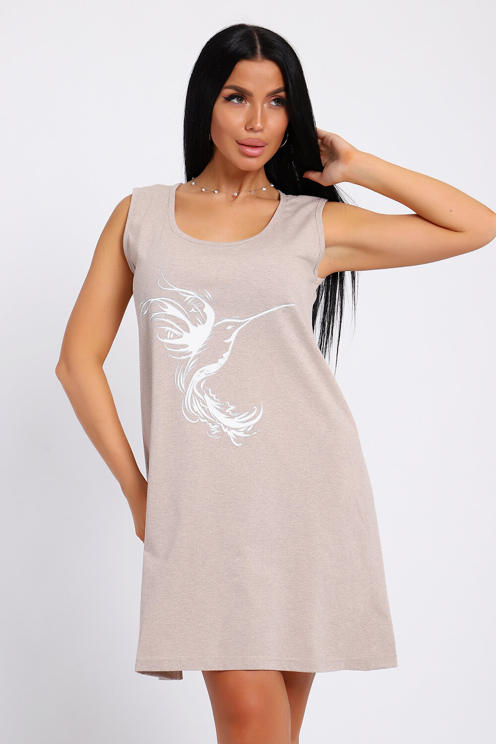 Натали Туника 578600 78590 бежевый