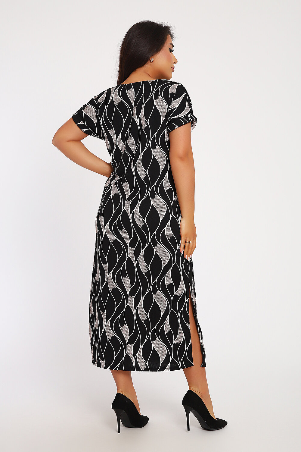 Натали Платье 578606 29014 черно-белый