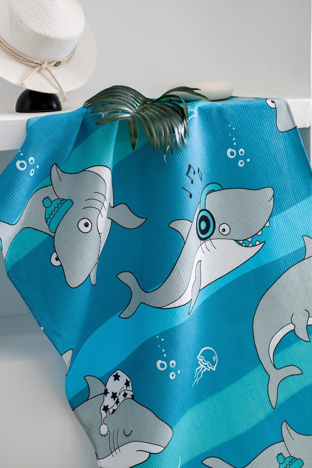 Натали Полотенце 578611 Полотенце пляжное Боцман голубой