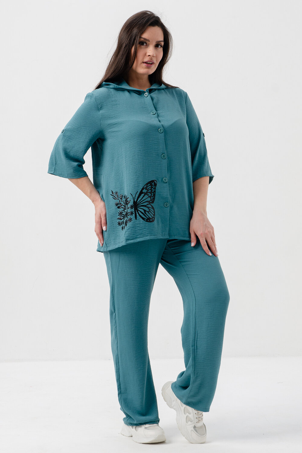 Натали Костюм 578614 52454 бирюзовый