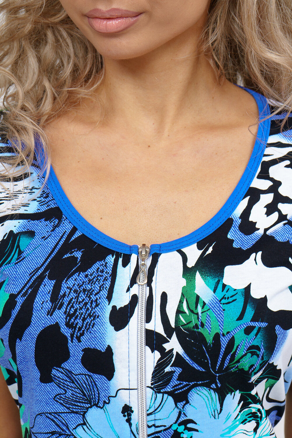 Натали Халат 578616 36947 сине-голубой