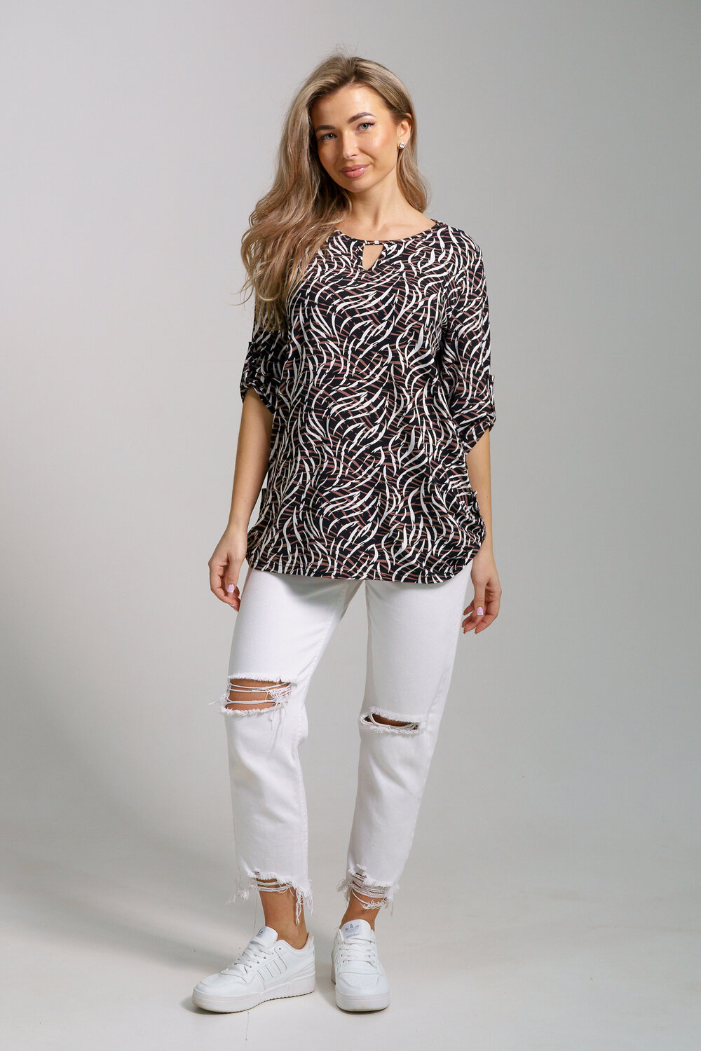 Натали Туника 578627 36942 коричневый