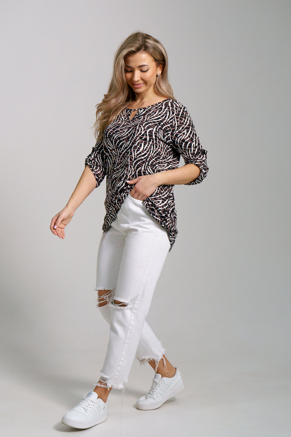 Натали Туника 578627 36942 коричневый