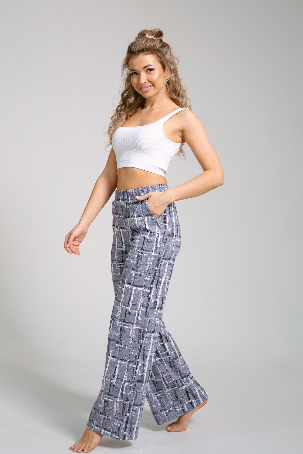 Натали Брюки 578632 36940 серый