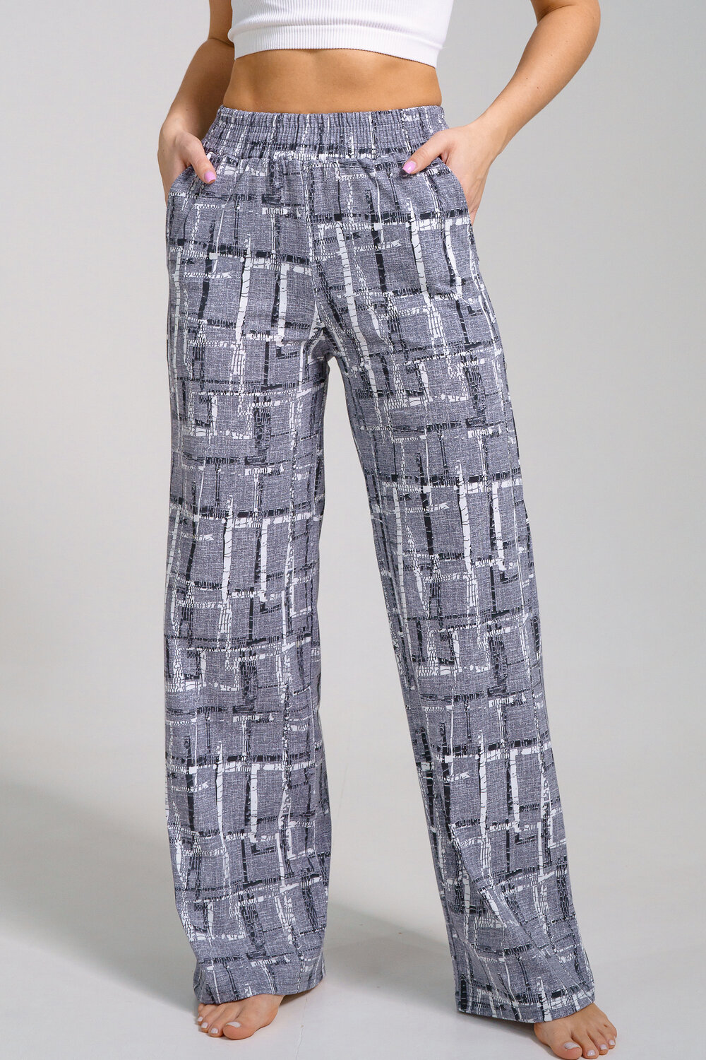 Натали Брюки 578632 36940 серый