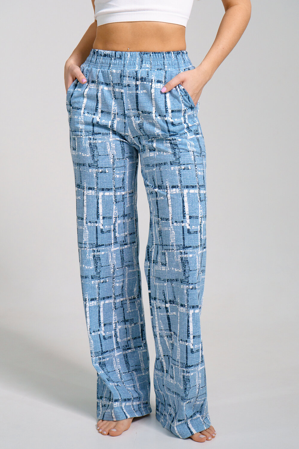 Натали Брюки 578633 36940 голубой