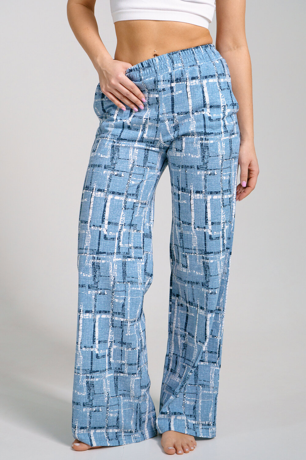 Натали Брюки 578633 36940 голубой