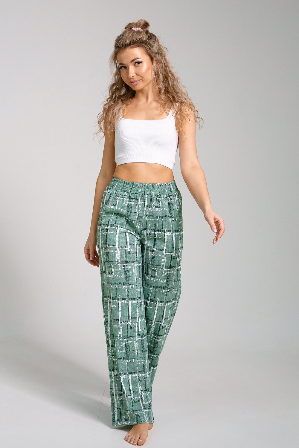 Натали Брюки 578634 36940 зеленый