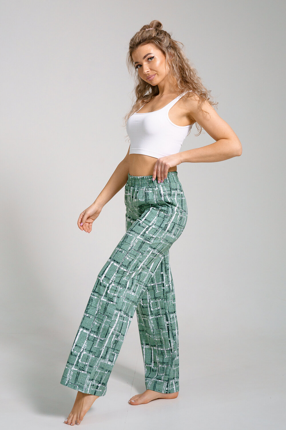 Натали Брюки 578634 36940 зеленый