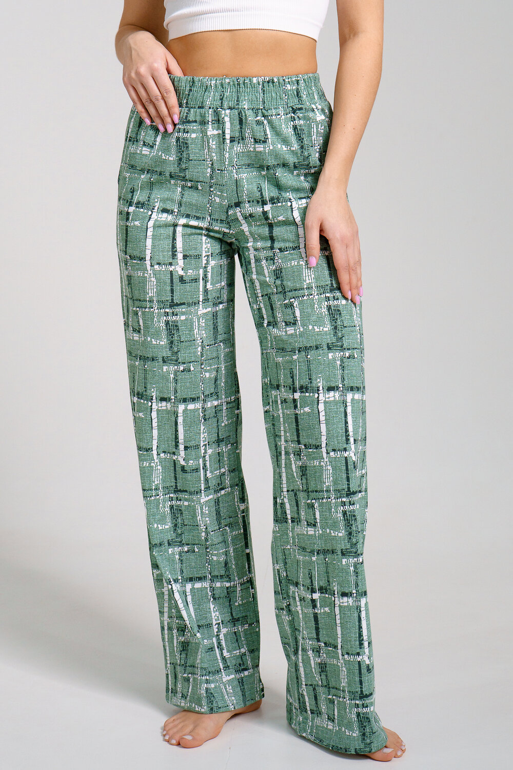 Натали Брюки 578634 36940 зеленый