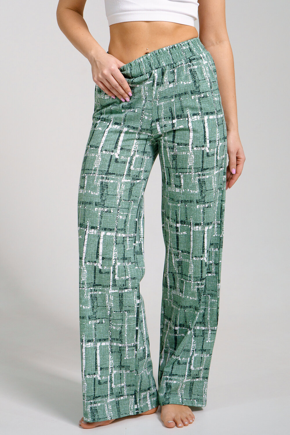 Натали Брюки 578634 36940 зеленый