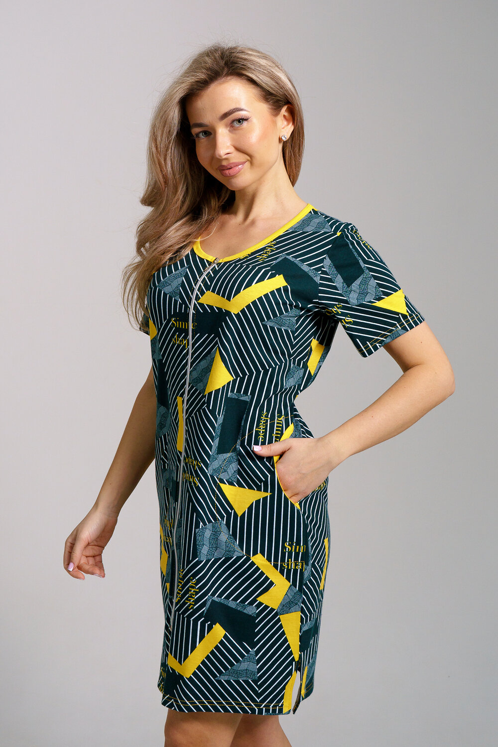 Натали Халат 578642 36937 зеленый