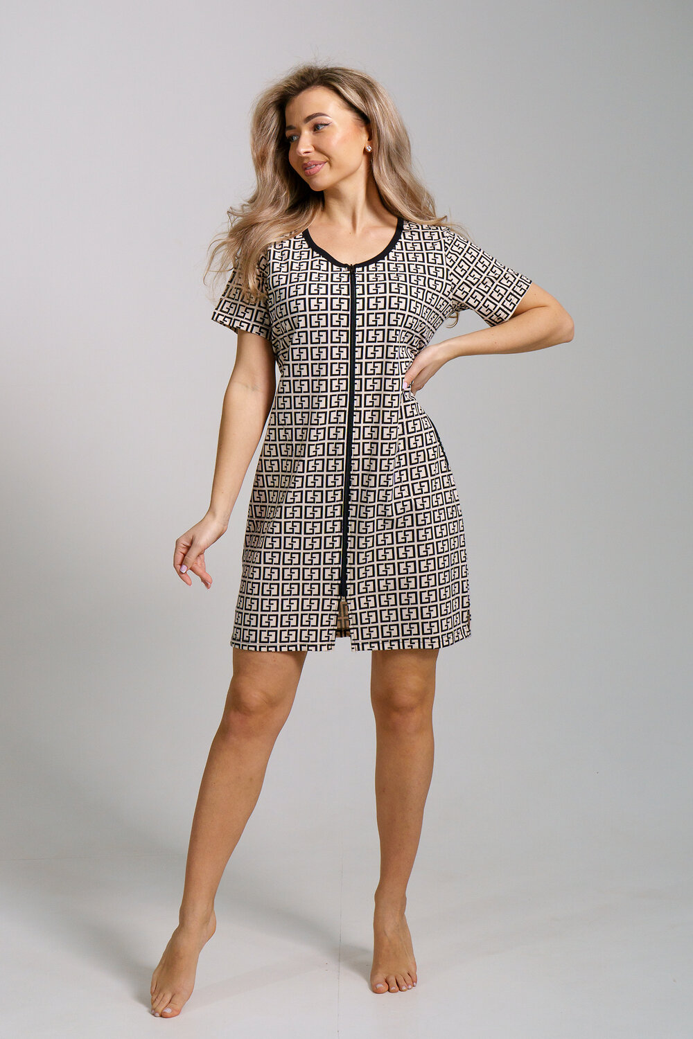 Натали Халат 578644 36934 молочный