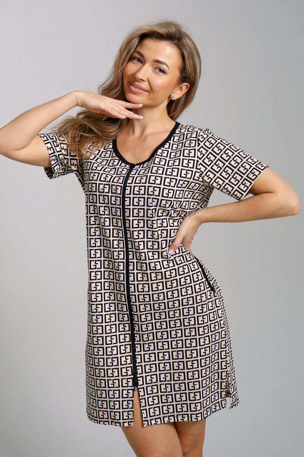 Натали Халат 578644 36934 молочный