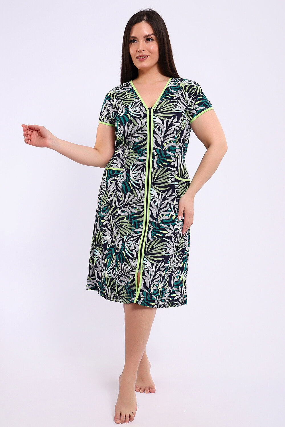 Натали Халат 578648 29013 зеленый