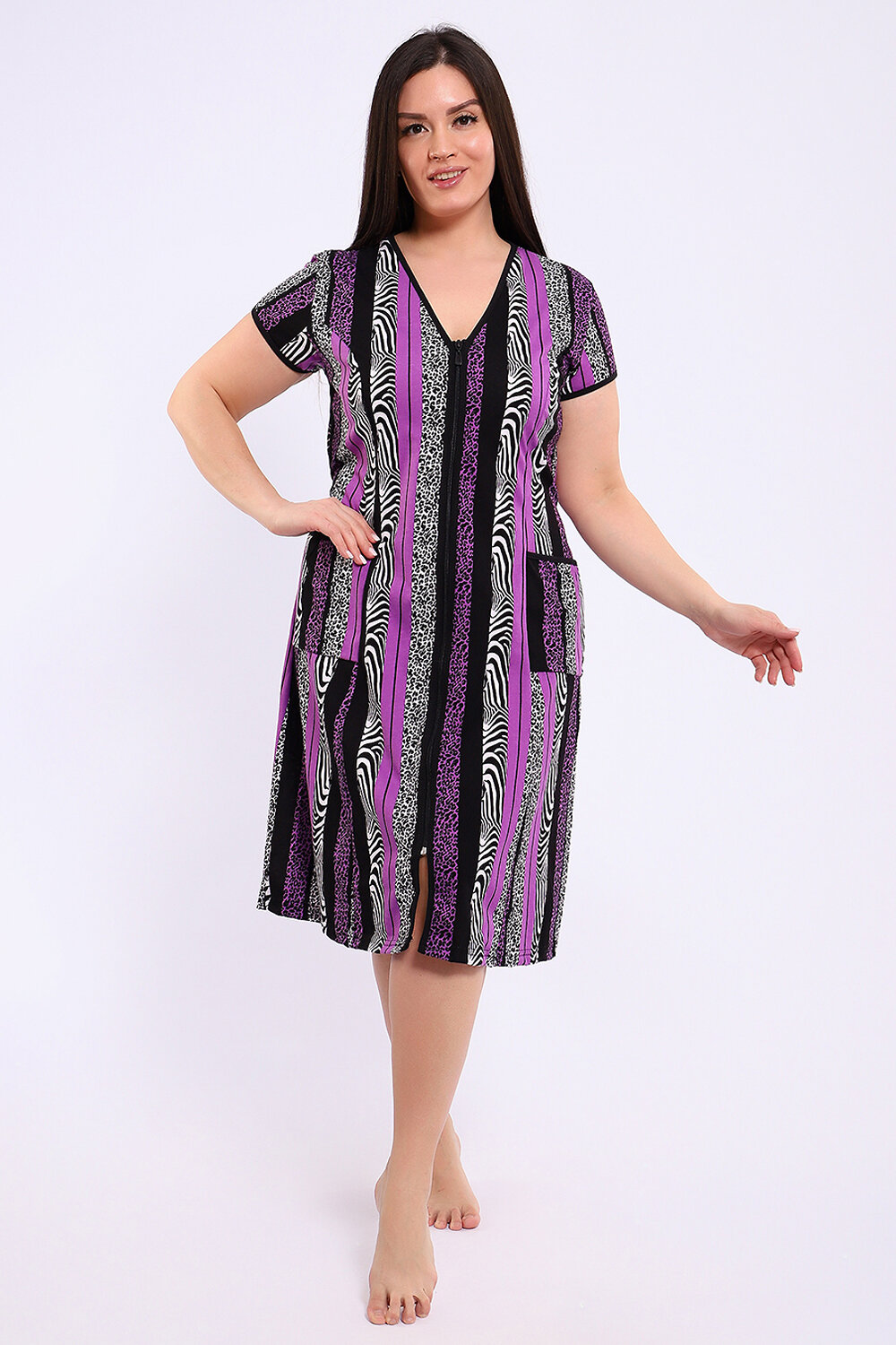 Натали Халат 578649 29013 сиреневый