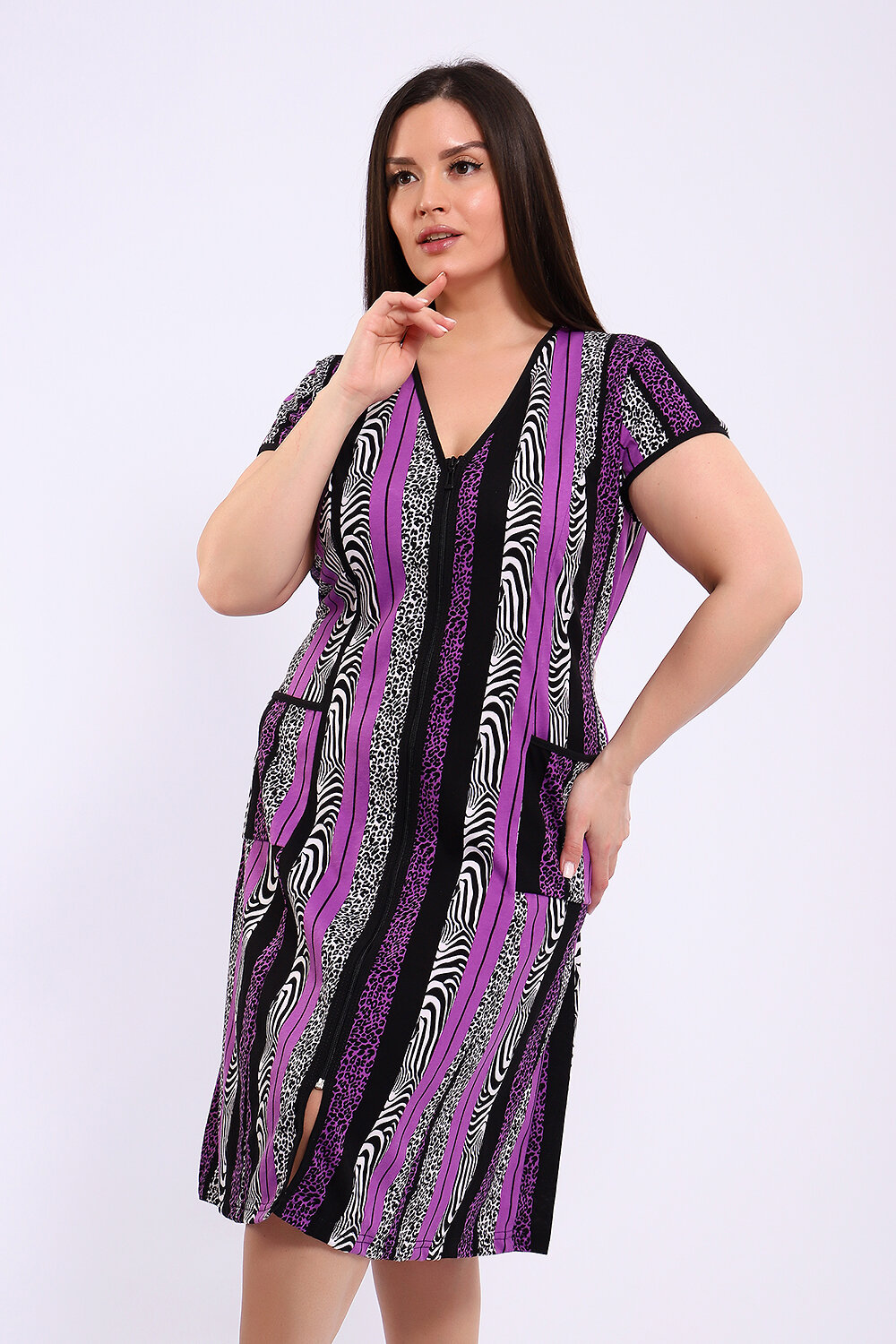 Натали Халат 578649 29013 сиреневый