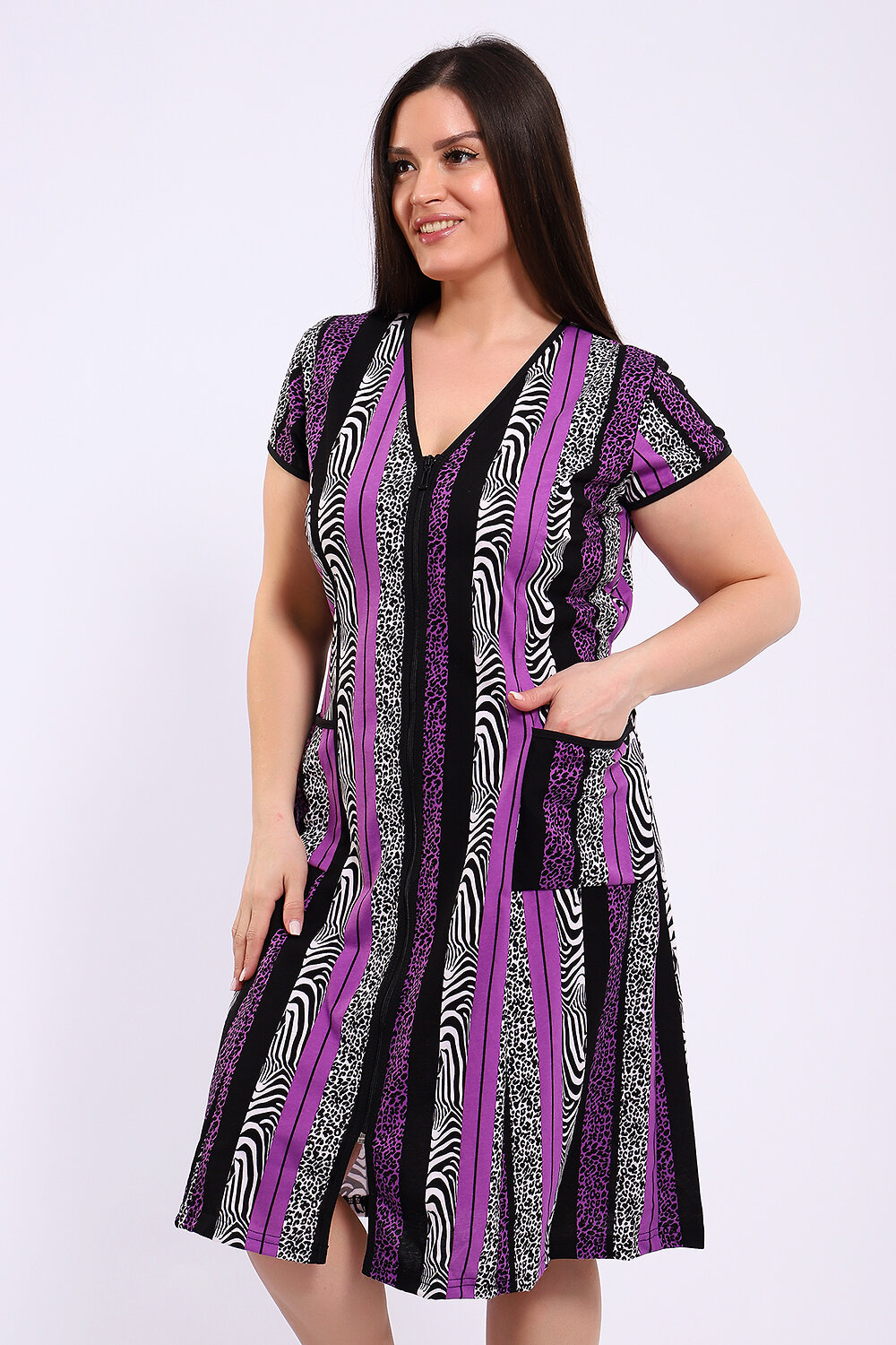 Натали Халат 578649 29013 сиреневый