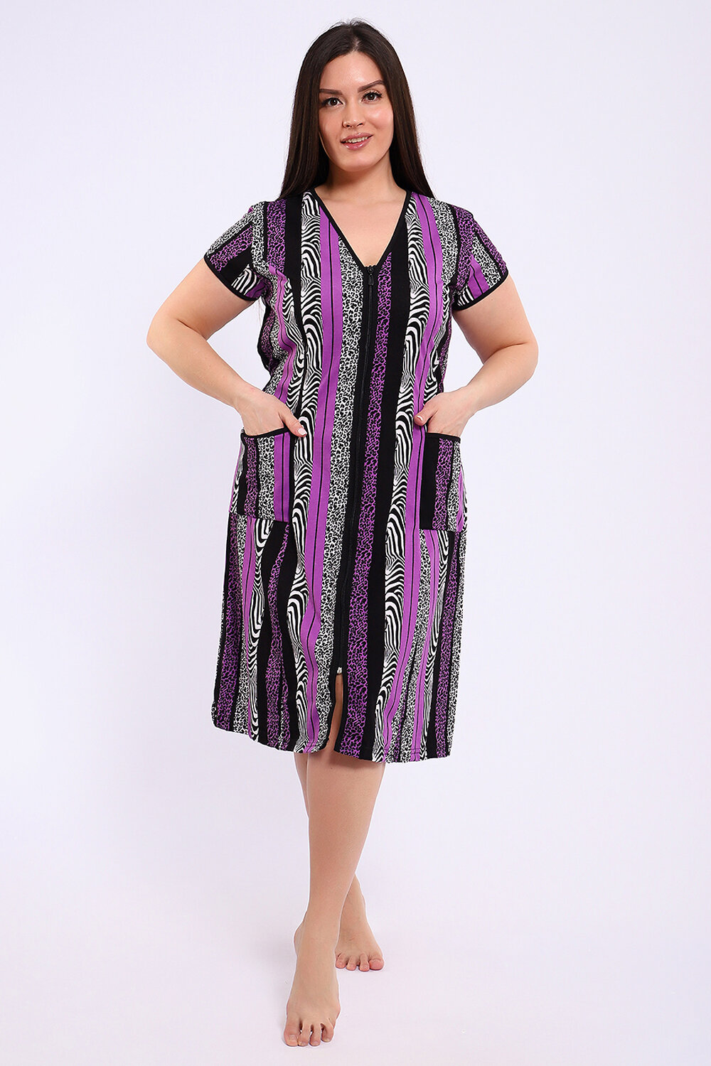 Натали Халат 578649 29013 сиреневый