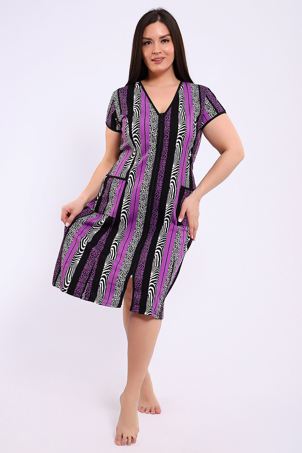 Натали Халат 578649 29013 сиреневый