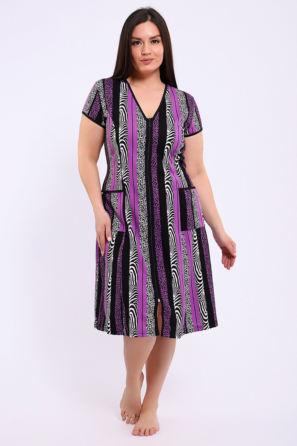 Натали Халат 578649 29013 сиреневый