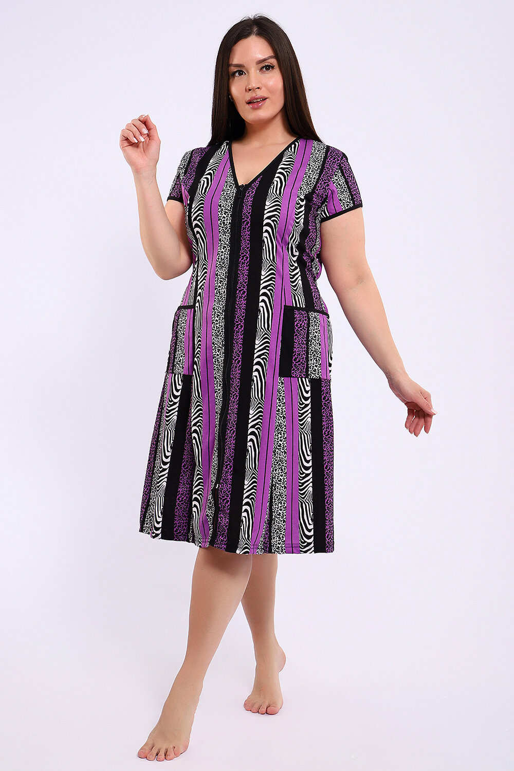 Натали Халат 578649 29013 сиреневый