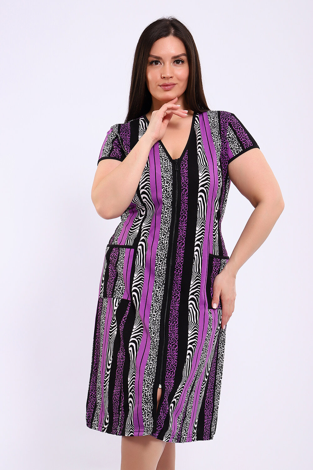 Натали Халат 578649 29013 сиреневый