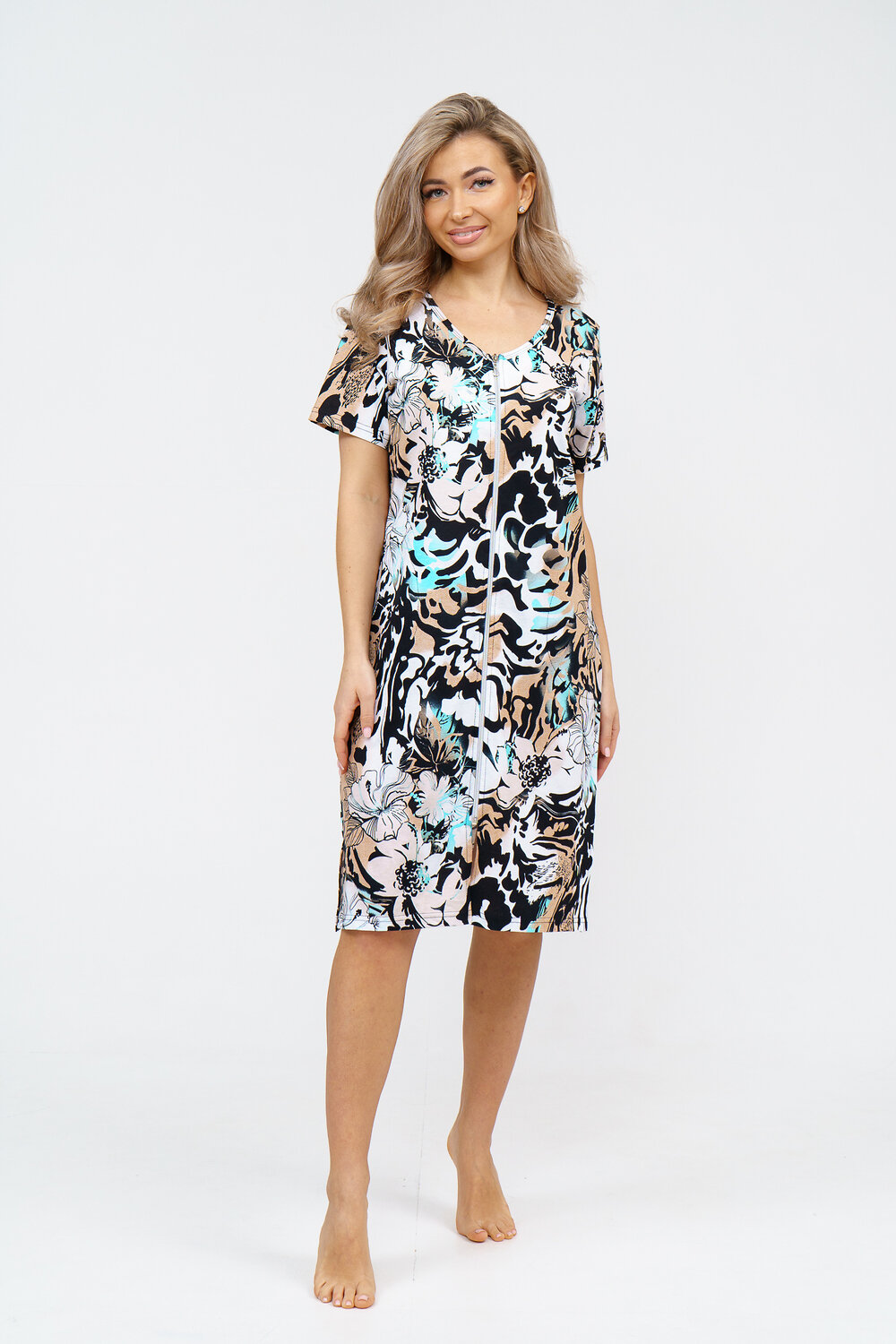 Натали Халат 578652 36931 песочный