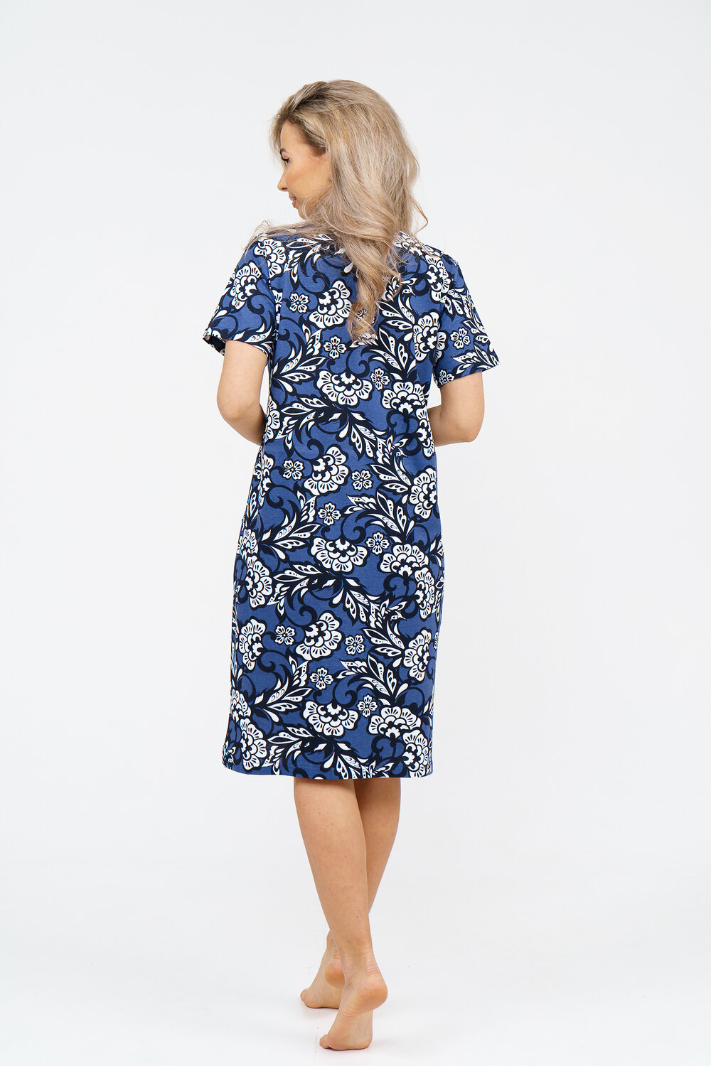 Натали Халат 578654 36929 синий