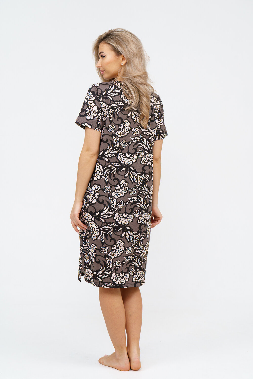 Натали Халат 578655 36929 коричневый