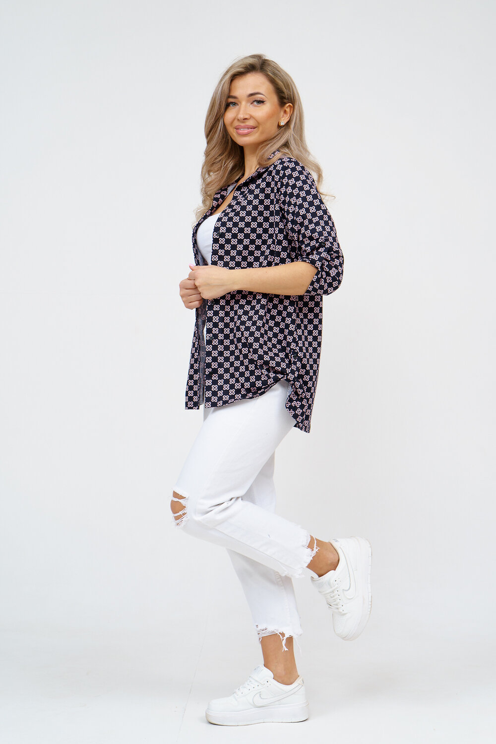 Натали Рубашка 578659 36928 темно-синий