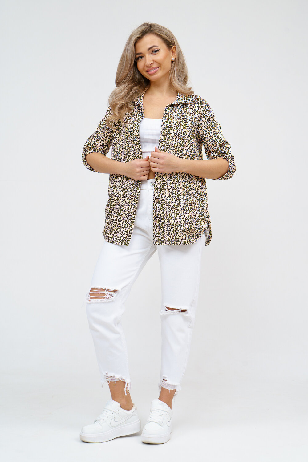 Натали Рубашка 578661 36926 хаки