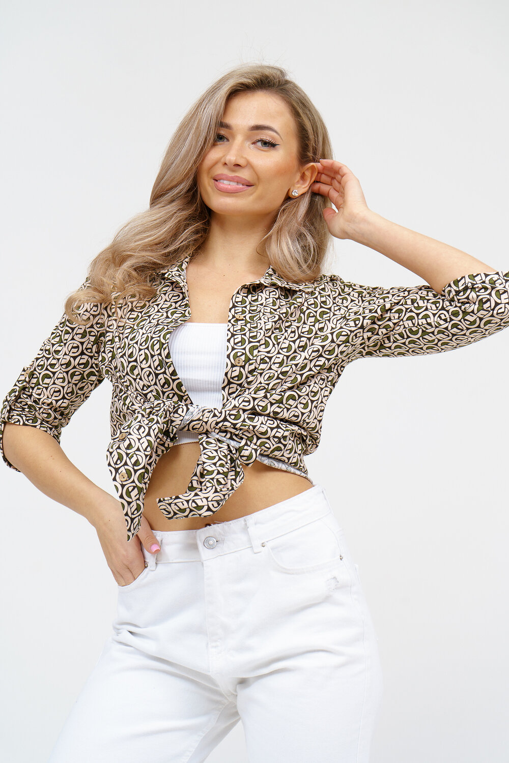 Натали Рубашка 578661 36926 хаки