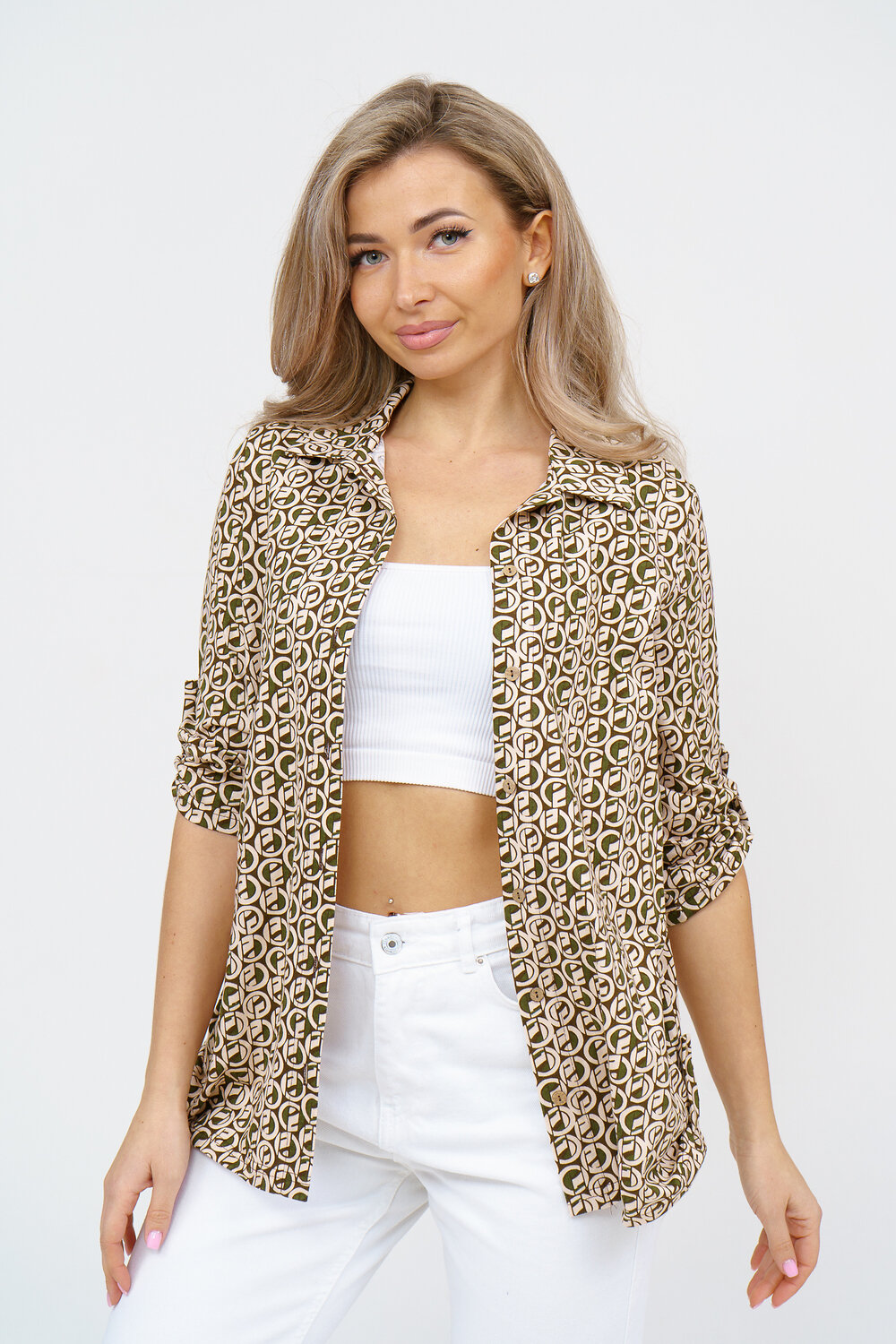 Натали Рубашка 578661 36926 хаки